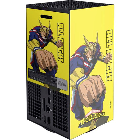 My Hero Academia All Might Season 5 XBox Series X Digital Edition Console Skin